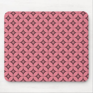Uptown Retro Mousepad, Watermelon Pink Mouse Pad