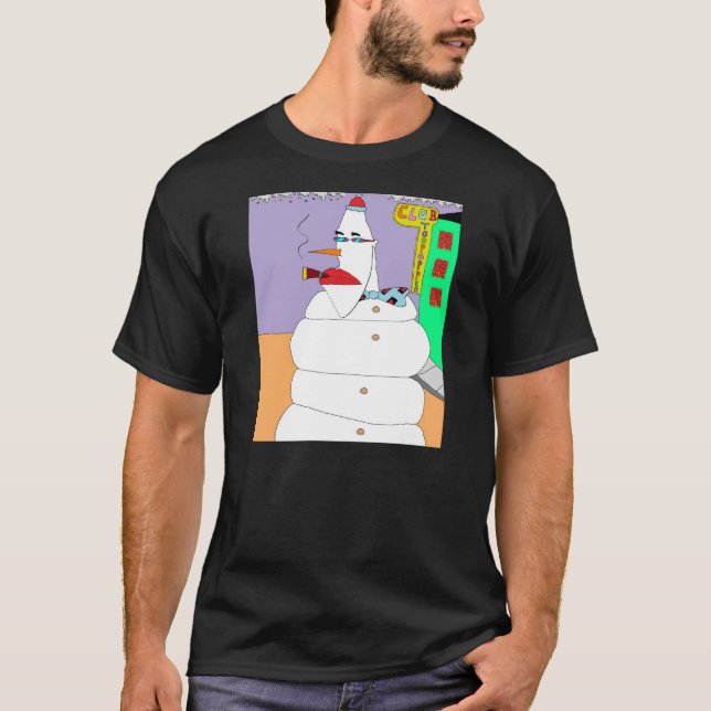 Uptown Snowman T-Shirt (Front)