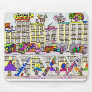 "Uptown Train" Mouse Pad