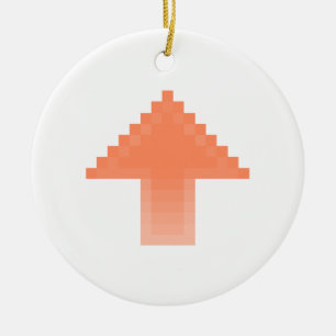Upvote Ceramic Ornament