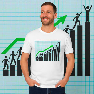Upward Trend Graph Mens T-Shirt