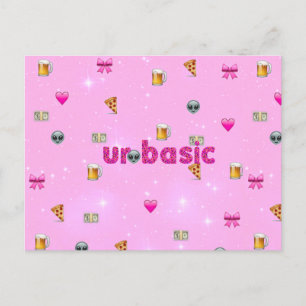 Ur Basic/Emoji Postcard
