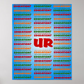 UR/DUCATION POSTER