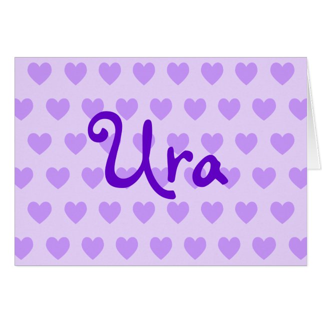 Ura dans le violet (Devant horizontal)
