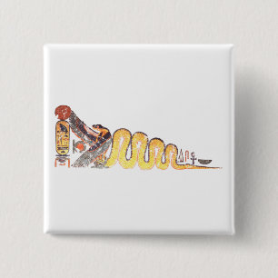 Uraeus 2 Inch Square Button
