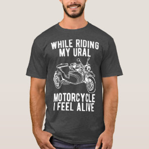 Ural motorcycle offroad motorcyclist (3) T-Shirt