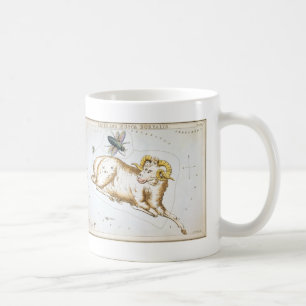Urania's Mirror, Vintage Aries Constellation Coffee Mug
