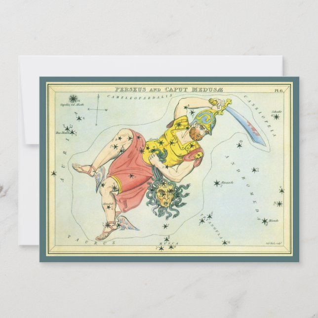 Urania's Mirror, Vintage Astronomy Celestial Map (Front)