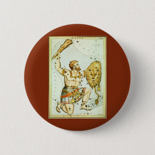 Urania's Mirror, Vintage Astronomy Celestial Map 2 Inch Round Button