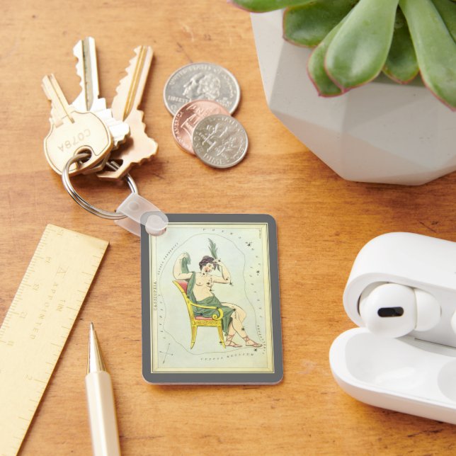 Urania's Mirror, Vintage Astronomy Celestial Map Keychain (Desk)