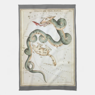 Urania's Mirror, Vintage Astronomy Celestial Map Kitchen Towel