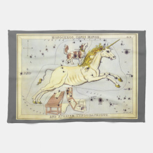 Urania's Mirror, Vintage Astronomy Celestial Map Kitchen Towel