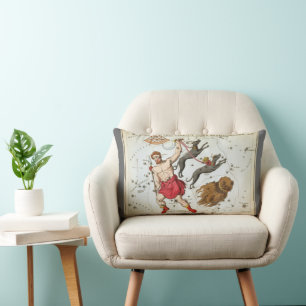 Urania's Mirror, Vintage Astronomy Celestial Map Lumbar Pillow