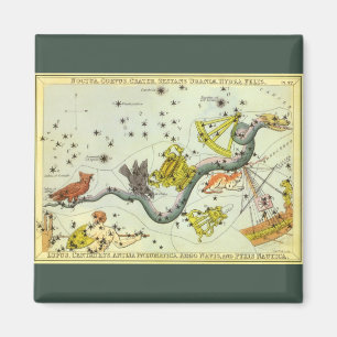 Urania's Mirror, Vintage Astronomy Celestial Map Magnet
