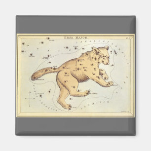 Urania's Mirror, Vintage Astronomy Celestial Map Magnet