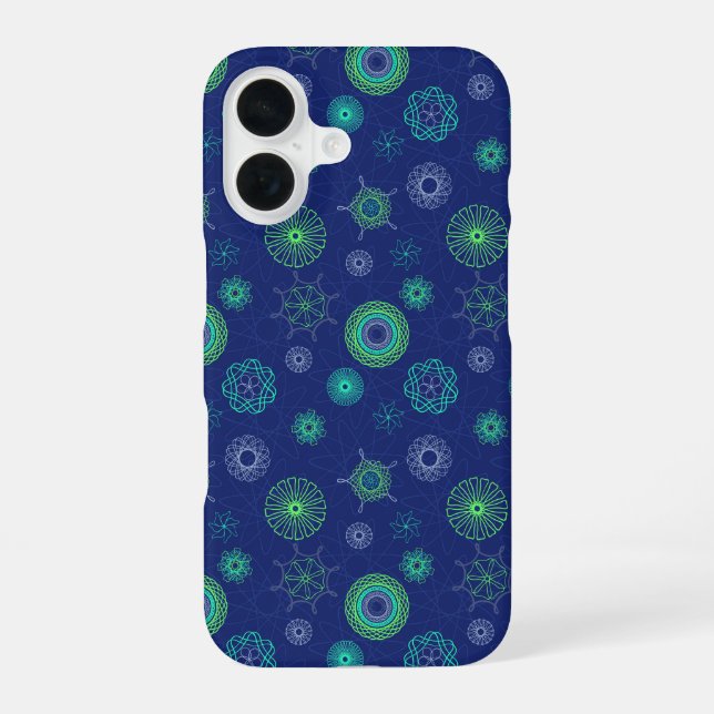 Uranium Glow iPhone 16 Case (Back)