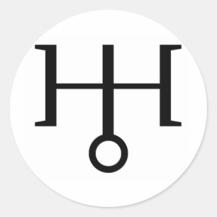 URANUS CLASSIC ROUND STICKER