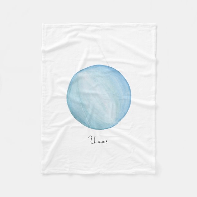 Uranus Fleece Blanket (Front)