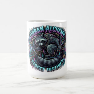 Urban Alchemy Raccoon Long Sleeve Coffee Mug