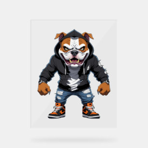 Urban Alpha Bulldog - Mascotte de style rue
