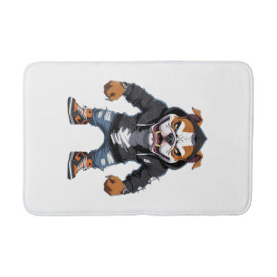 Urban Alpha Bulldog � Street Style Mascot Bath Mat
