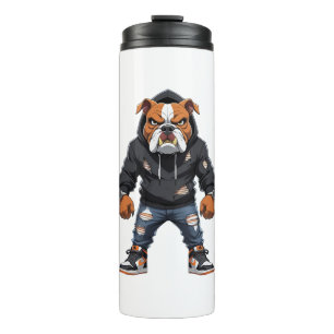 Urban Alpha Bulldog � Street Style Mascot  Thermal Tumbler