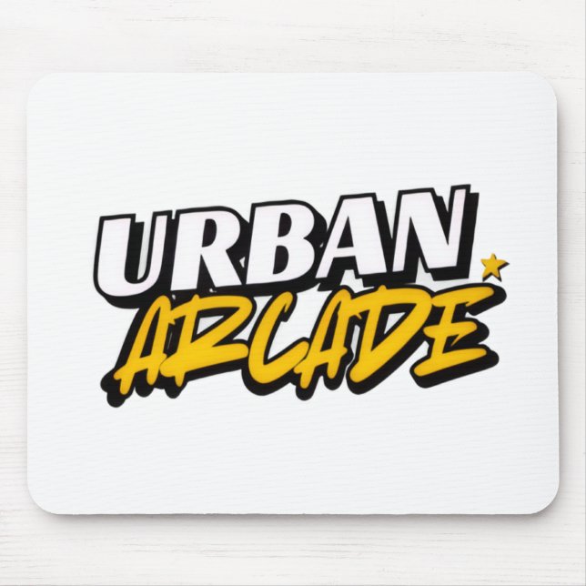 Urban Arcade Retro Gaming Mouse Pad (Front)