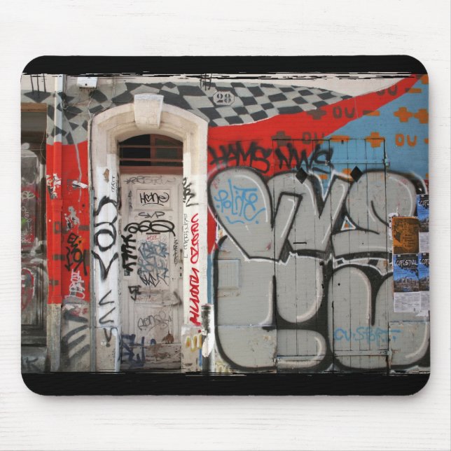 Urban art graffitis mouse pad (Front)