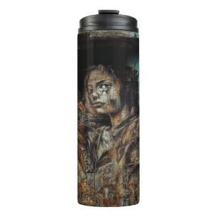 Urban Art on Abandoned Building Thermal Tumbler