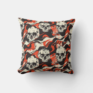 Urban Art Skull Pillow Design A50