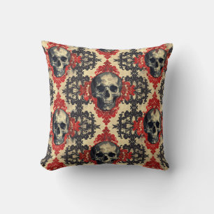 Urban Art Skull Pillow Design, Cojín C16