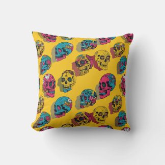 Urban Art Skull Pillow Design, Cojín C37
