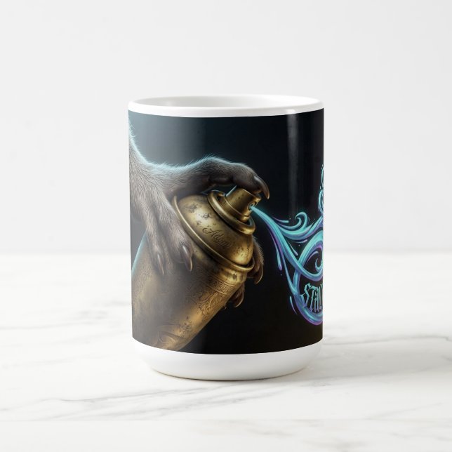Urban Art Spray Can Long Sleeve Shirt Coffee Mug (Center)