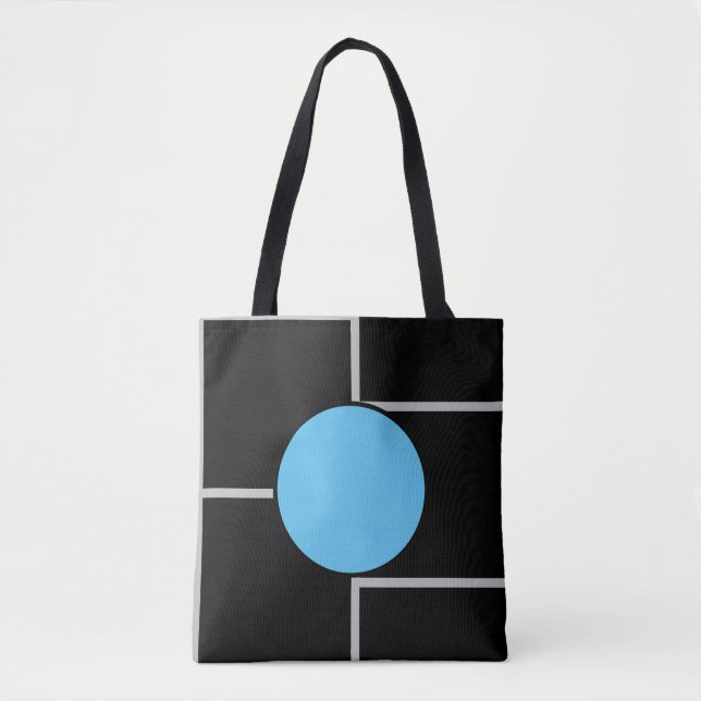 Urban Black and white colour Tote Bag (Front)