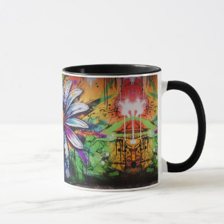 Urban Blooms - Graffiti & Floral Fusion Mug