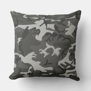 Urban Camo Throw Pillow