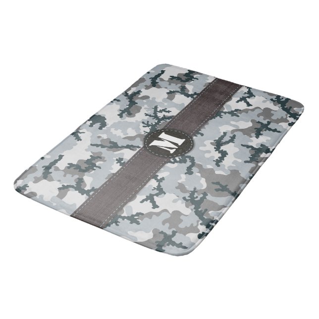 Urban camouflage bath mat (Angled)