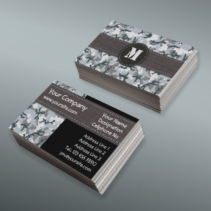 Urban camouflage business card