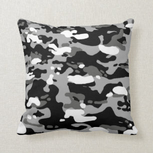 Urban Camouflage III Throw Pillow