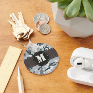 Urban camouflage keychain