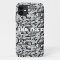 Urban Camouflage Pattern - Black & Grey