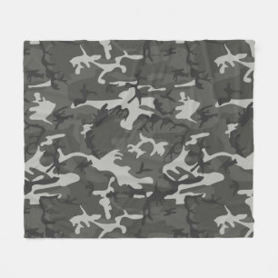 Urban Camouflage Pattern Fleece Blanket
