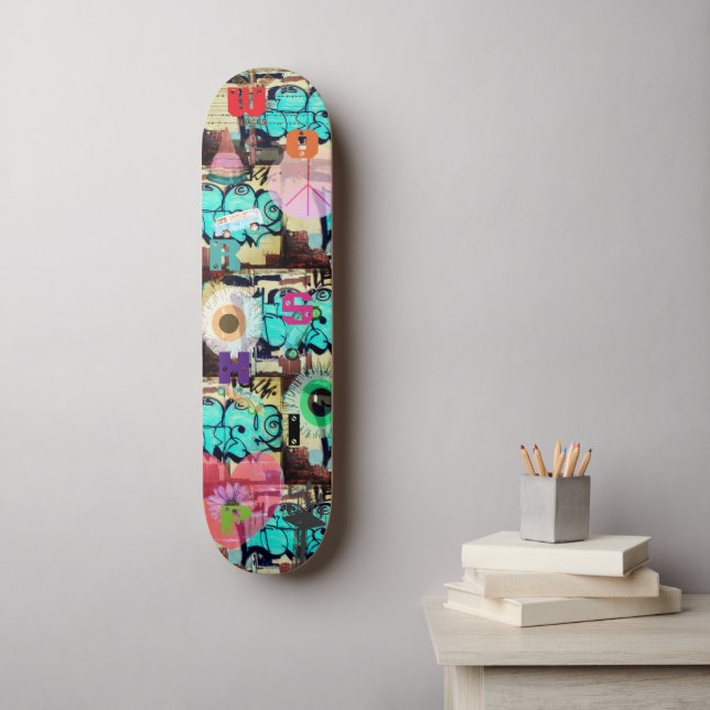 Urban Cathedral Skateboard (Art mural)