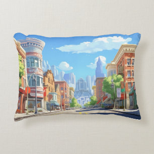 Urban Charm: Iconic City Alleys #2 Accent Pillow