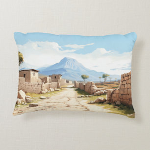 Urban Charm: Iconic City Alleys #3 Accent Pillow