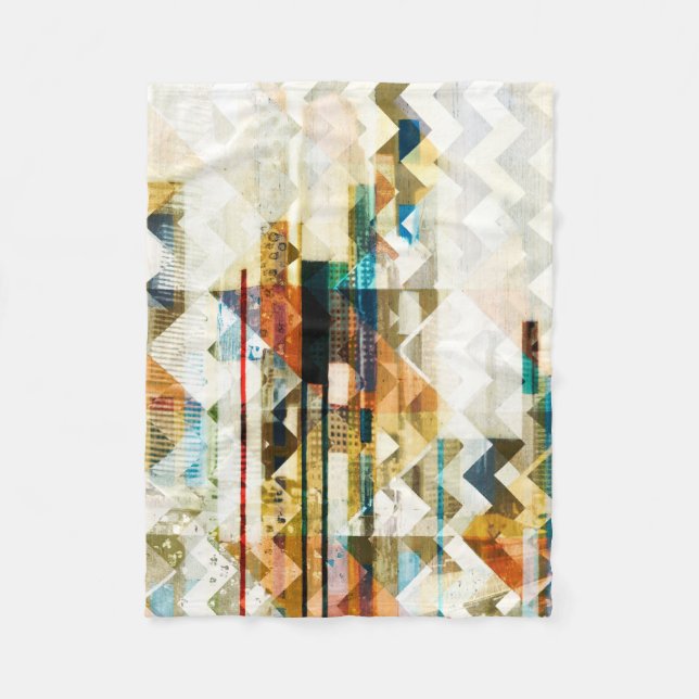 Urban Chevron II Fleece Blanket (Front)
