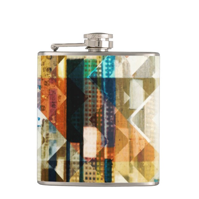 Urban Chevron II Hip Flask (Front)