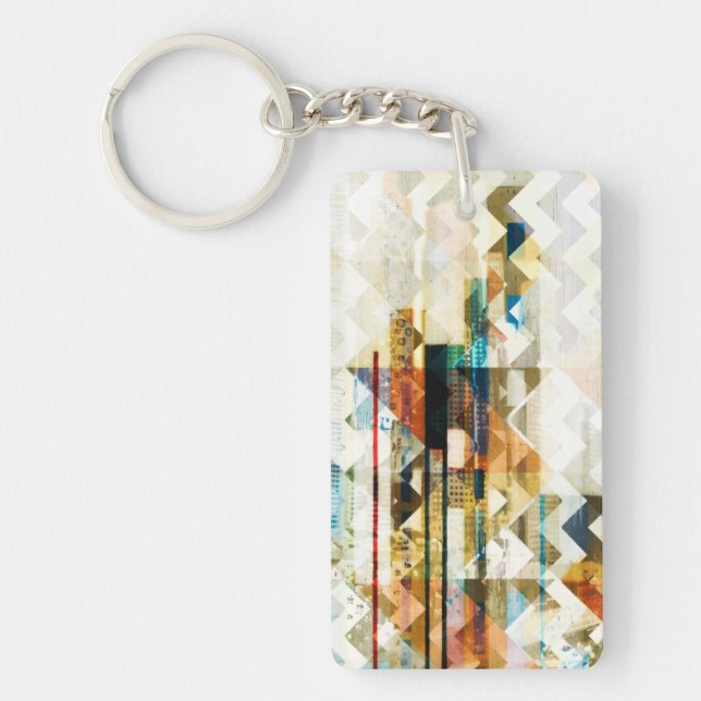 Urban Chevron II Keychain (Front)