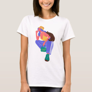 Urban Chic Brilliant Modern Fashionable Girl T-Shirt