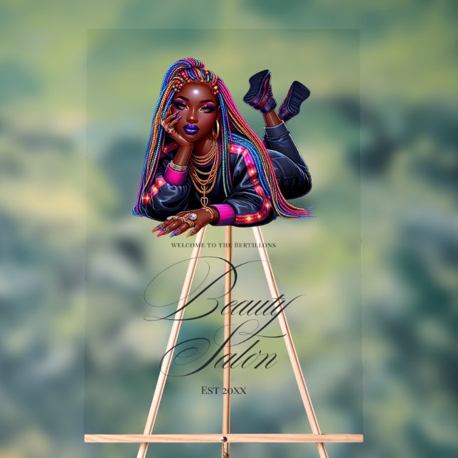 Urban Chic Hip hop Salon de beauté Bienvenue (Neutre)